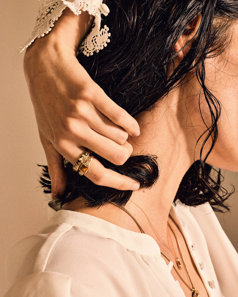 Stone Pyramid Band by Pamela Love – Ring in #product_material# (#product_color#). 