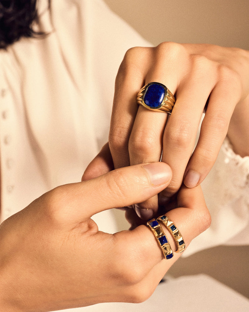 Stone Pyramid Band by Pamela Love – Ring in #product_material# (#product_color#). 