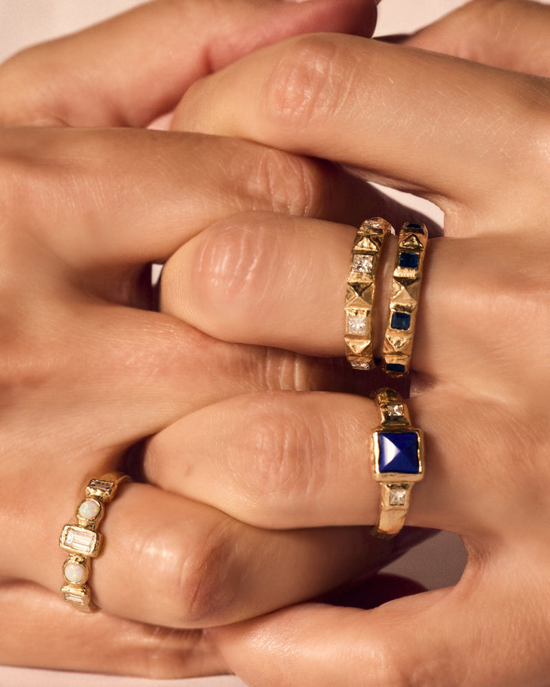 Stone Pyramid Ring by Pamela Love – Ring in #product_material# (#product_color#).