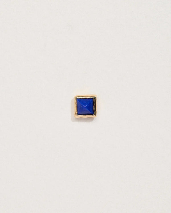 Stone Pyramid Stud by Pamela Love – Piercing in #product_material# (#product_color#). 
