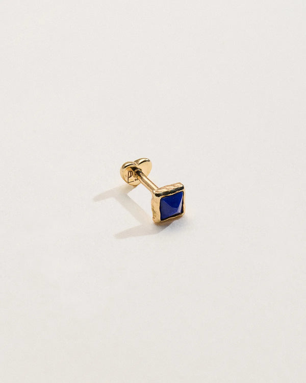 Stone Pyramid Stud by Pamela Love – Piercing in #product_material# (#product_color#). 