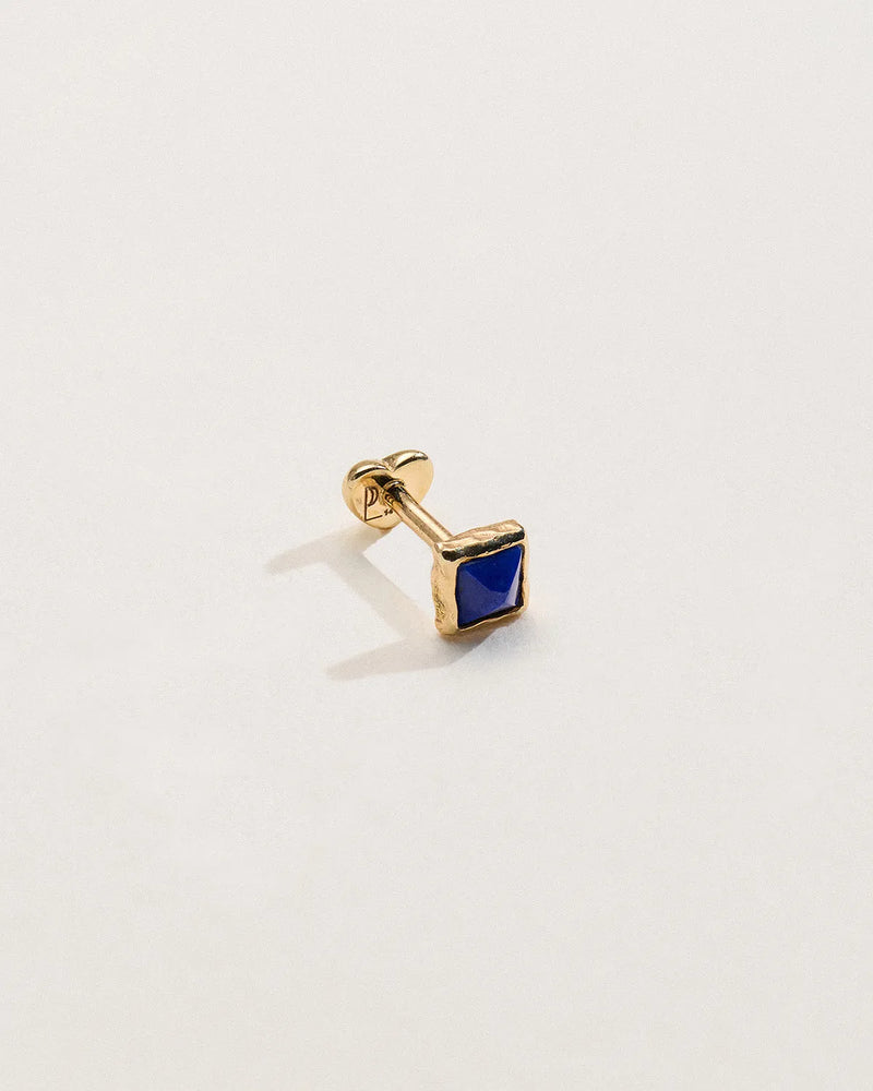 Stone Pyramid Stud by Pamela Love – Piercing in #product_material# (#product_color#). 