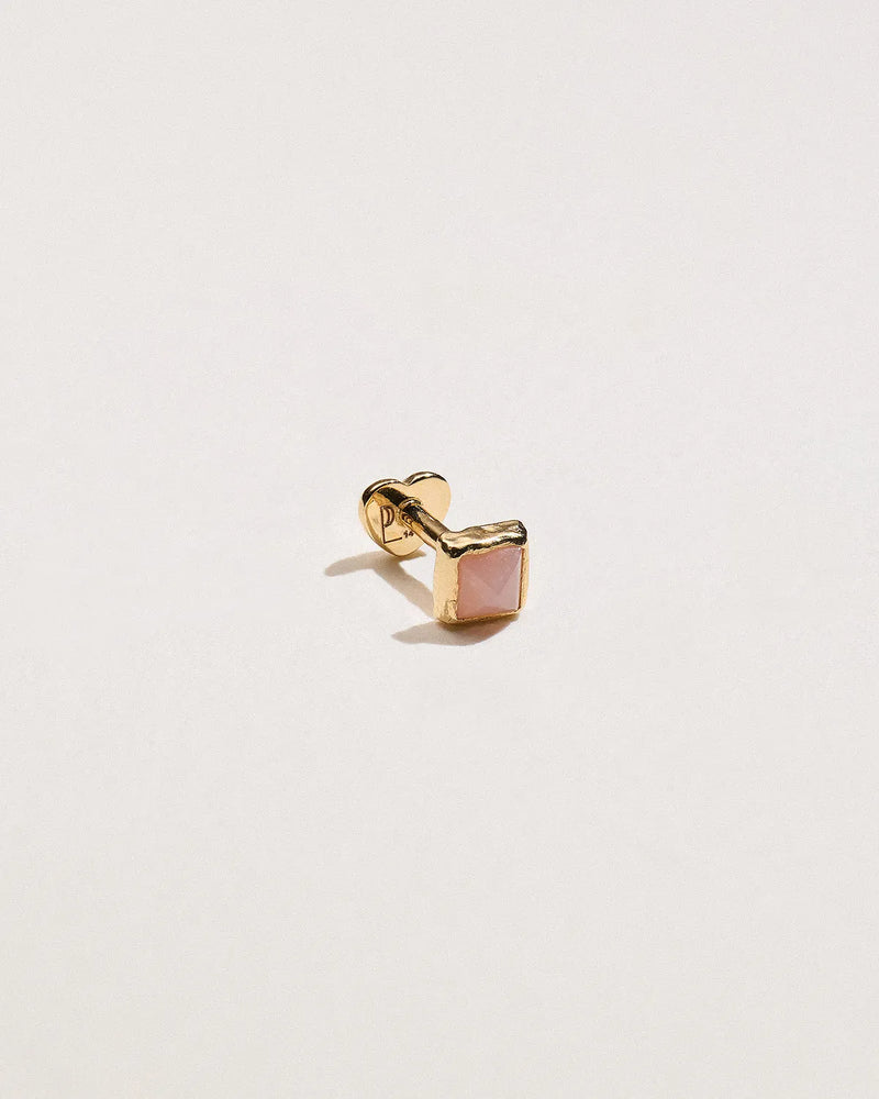 Stone Pyramid Stud by Pamela Love – Piercing in #product_material# (#product_color#). 