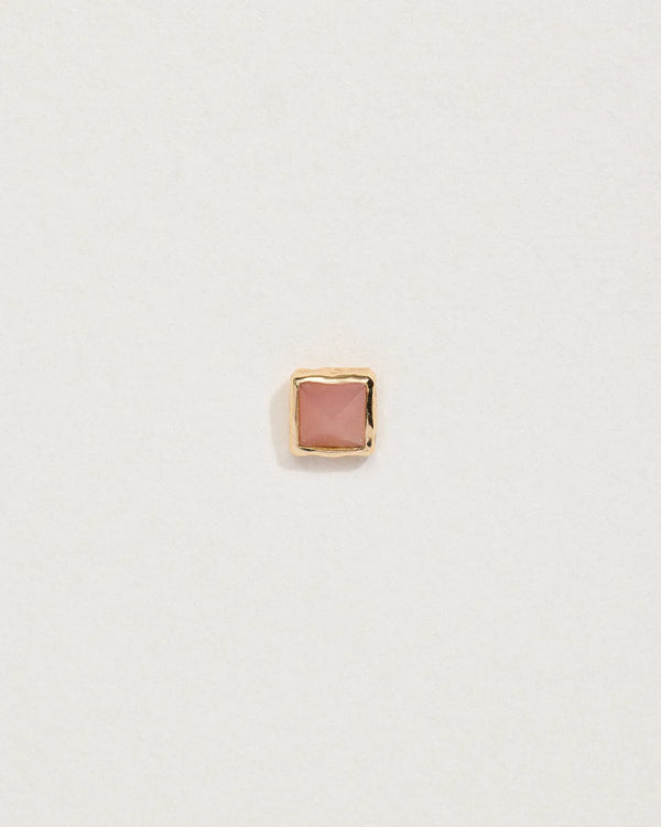 Stone Pyramid Stud by Pamela Love – Piercing in #product_material# (#product_color#). 