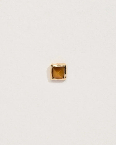 Stone Pyramid Stud by Pamela Love – Piercing in #product_material# (#product_color#). 