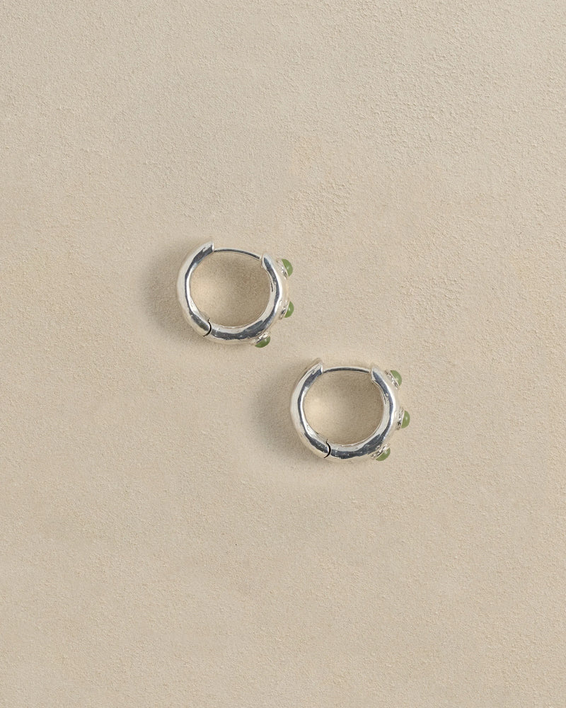 Stone Tube hoop by Pamela Love – Earrings in #product_material# (#product_color#). 
