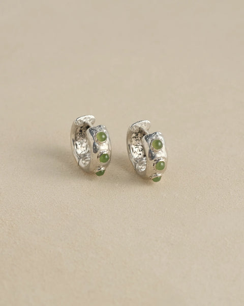 Stone Tube hoop by Pamela Love – Earrings in #product_material# (#product_color#). 