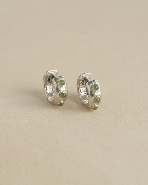 Stone Tube hoop by Pamela Love – Earrings in #product_material# (#product_color#). 