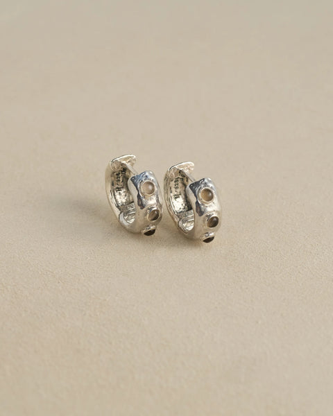 Stone Tube hoop by Pamela Love – Earrings in #product_material# (#product_color#). 