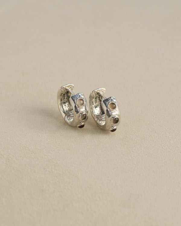 Stone Tube hoop by Pamela Love – Earrings in #product_material# (#product_color#). 