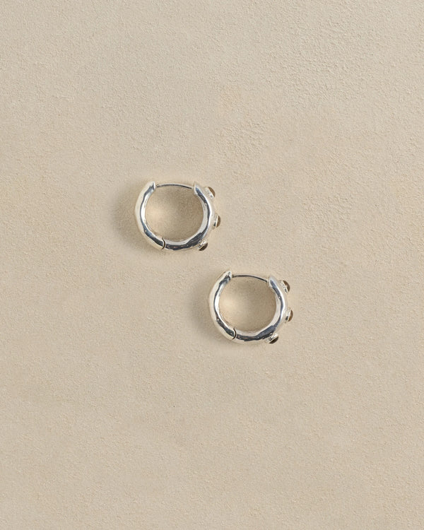 Stone Tube hoop by Pamela Love – Earrings in #product_material# (#product_color#). 