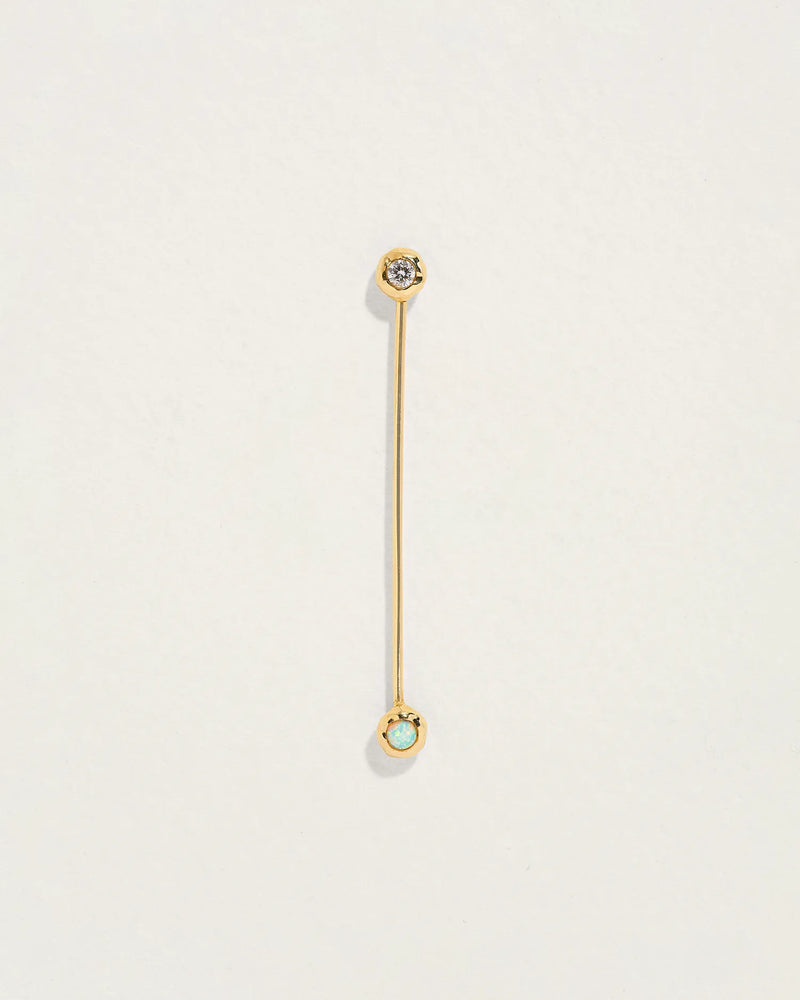 Straight Barbell by Pamela Love – Piercing in #product_material# (#product_color#). 