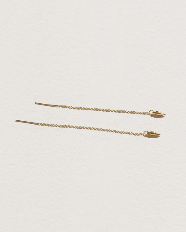 Suspension Ear Threaders by Pamela Love – Earrings in #product_material# (#product_color#). 