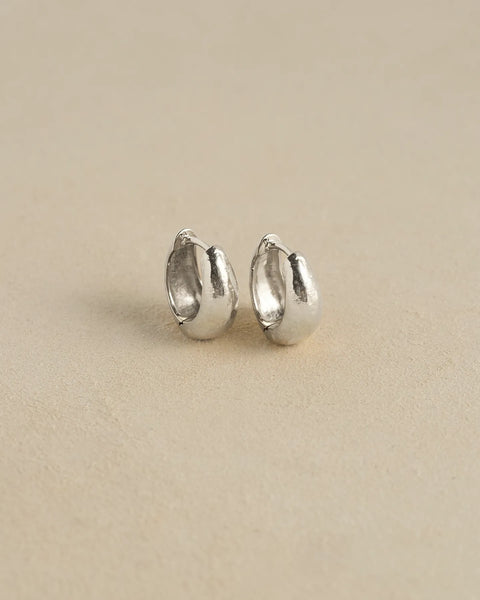 Tappered Tube hoop by Pamela Love – Earrings in #product_material# (#product_color#).  tappered-tube-hoop-2