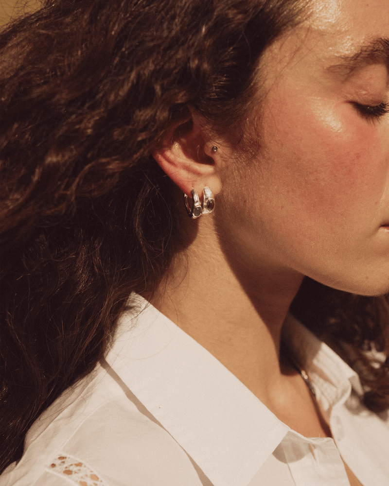 Tappered Tube hoop by Pamela Love – Earrings in #product_material# (#product_color#). 