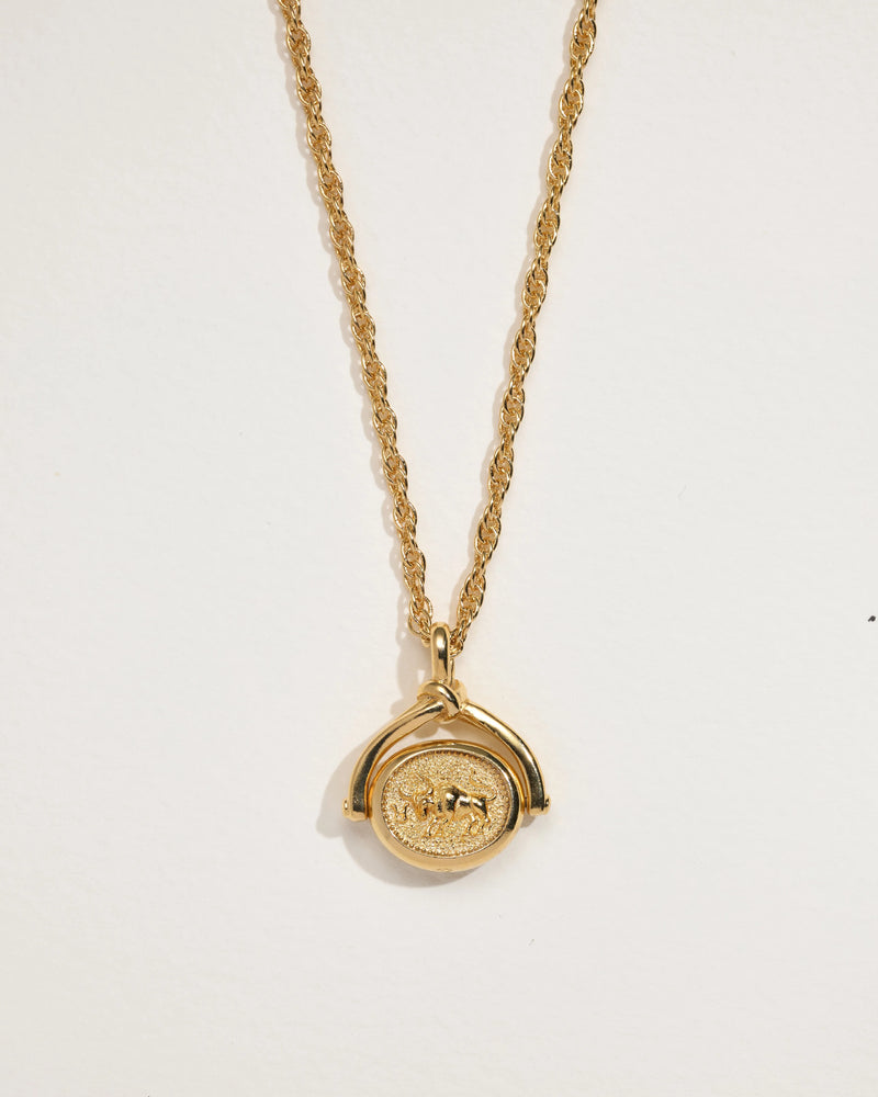 Taurus Spinner Pendant by Pamela Love – Necklaces in #product_material# (#product_color#). 
