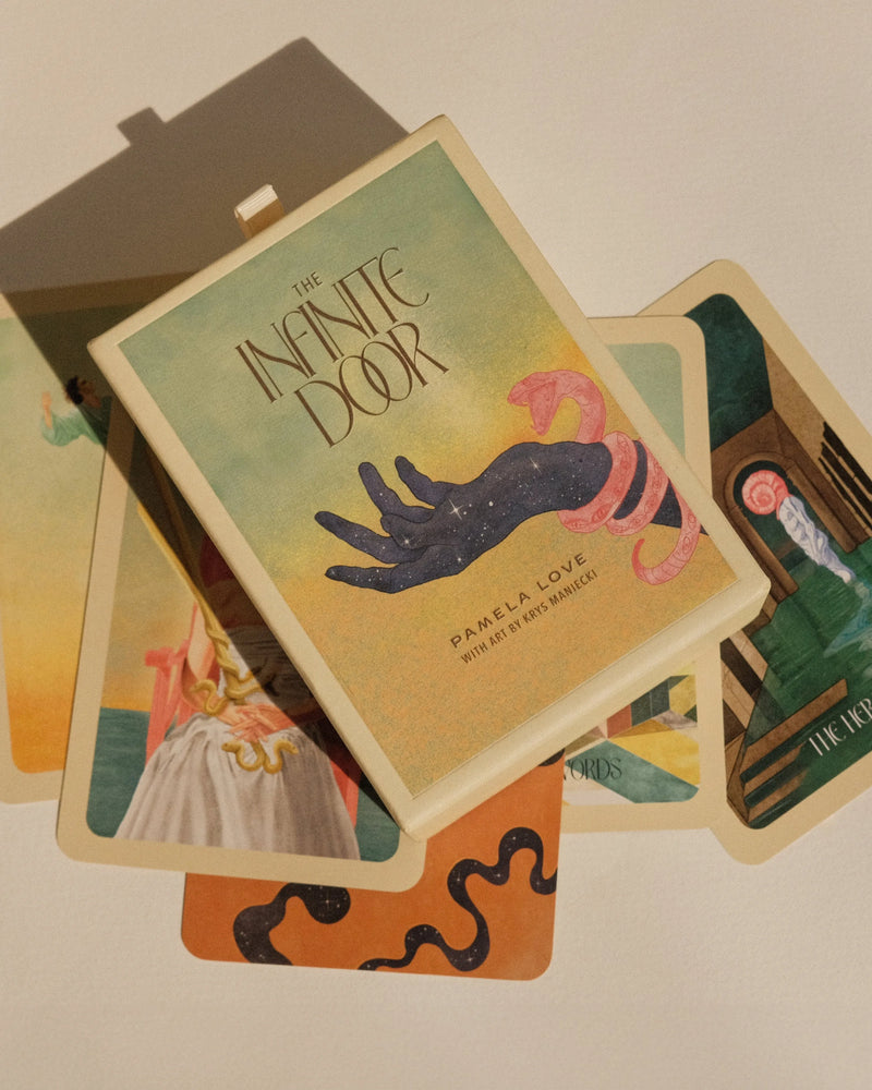 The Infinite Door: A Tarot Deck and Guide Book by Pamela Love – Objects in #product_material# (#product_color#). 