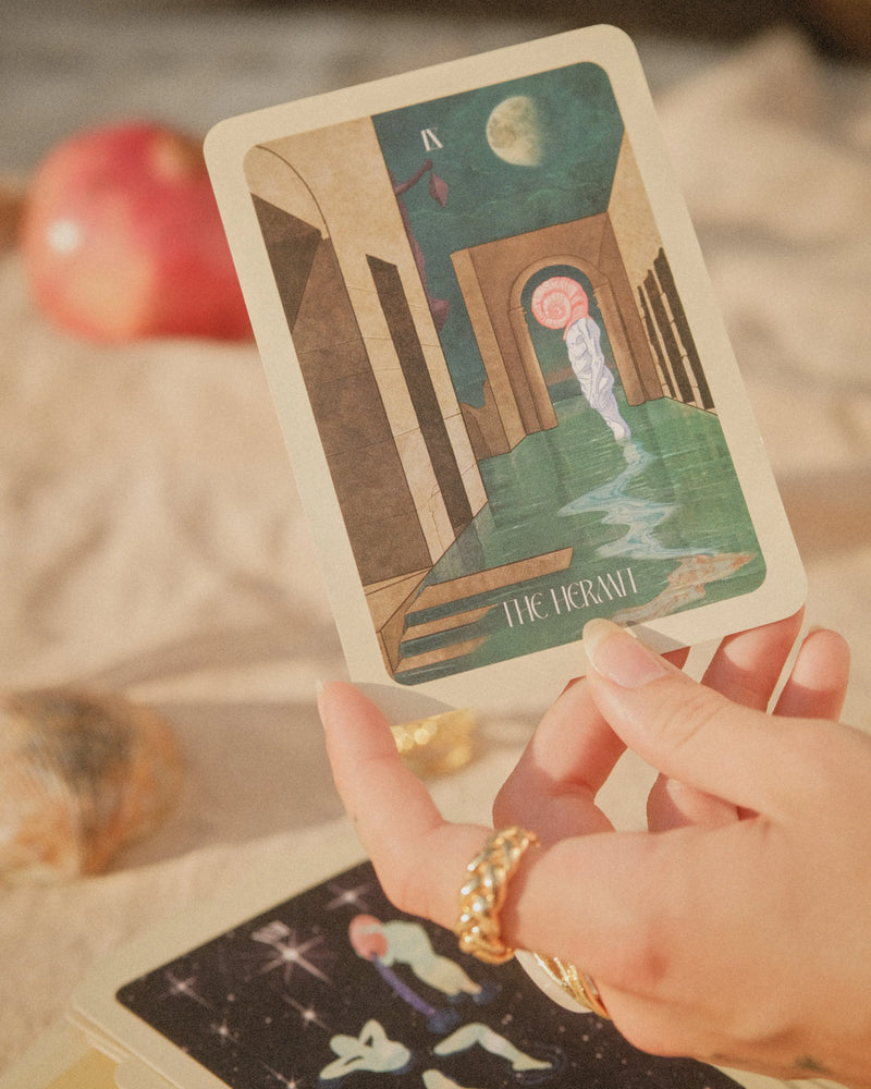 The Infinite Door: A Tarot Deck and Guide Book by Pamela Love – Objects in #product_material# (#product_color#). 