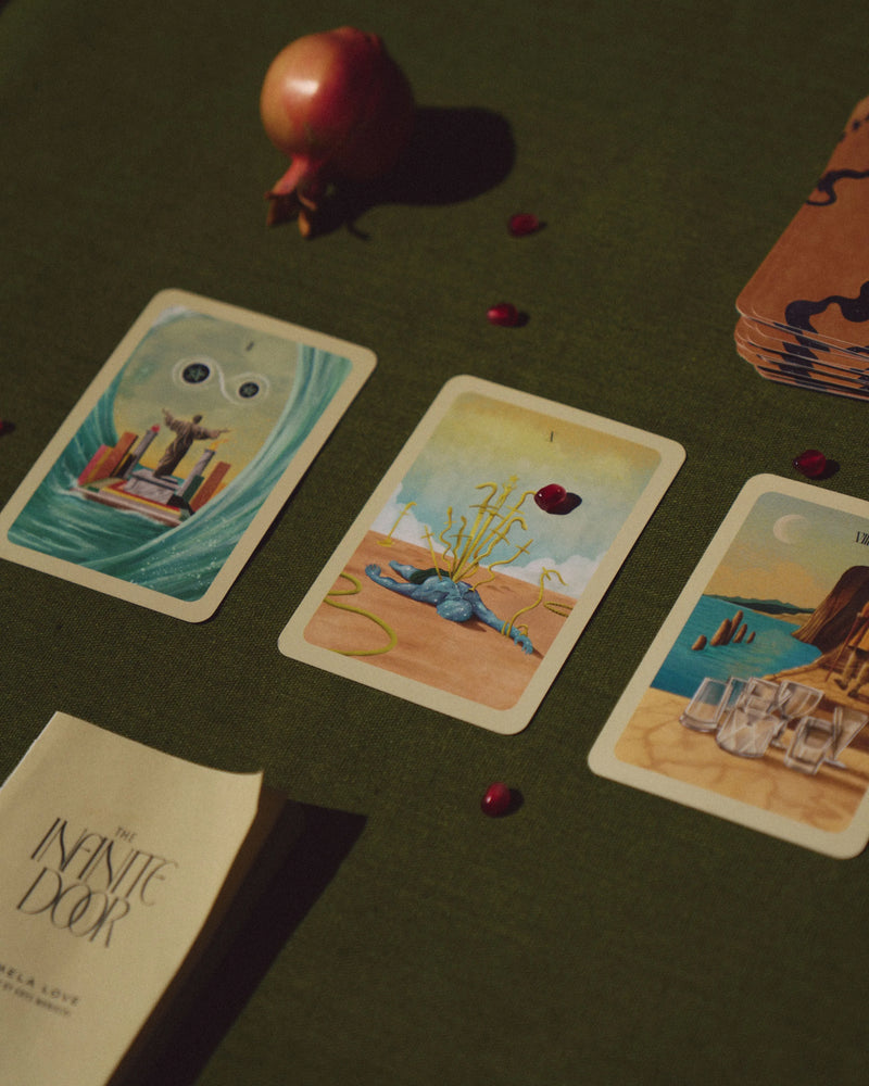 The Infinite Door: A Tarot Deck and Guide Book by Pamela Love – Objects in #product_material# (#product_color#). 