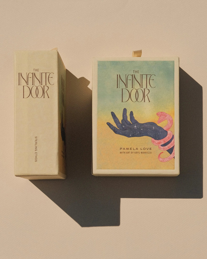 The Infinite Door: A Tarot Deck and Guide Book by Pamela Love – Objects in #product_material# (#product_color#). 