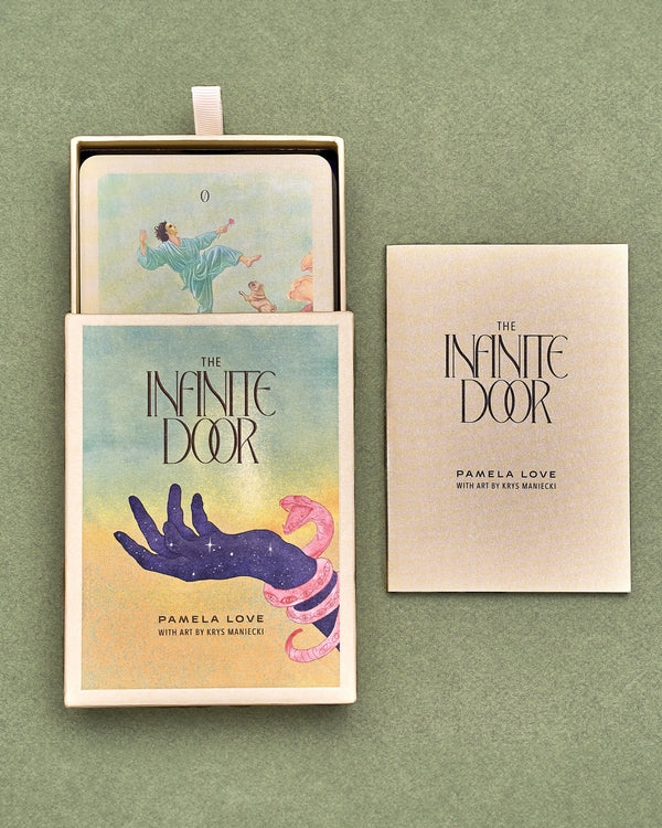 The Infinite Door: A Tarot Deck and Guide Book by Pamela Love – Objects in #product_material# (#product_color#). 