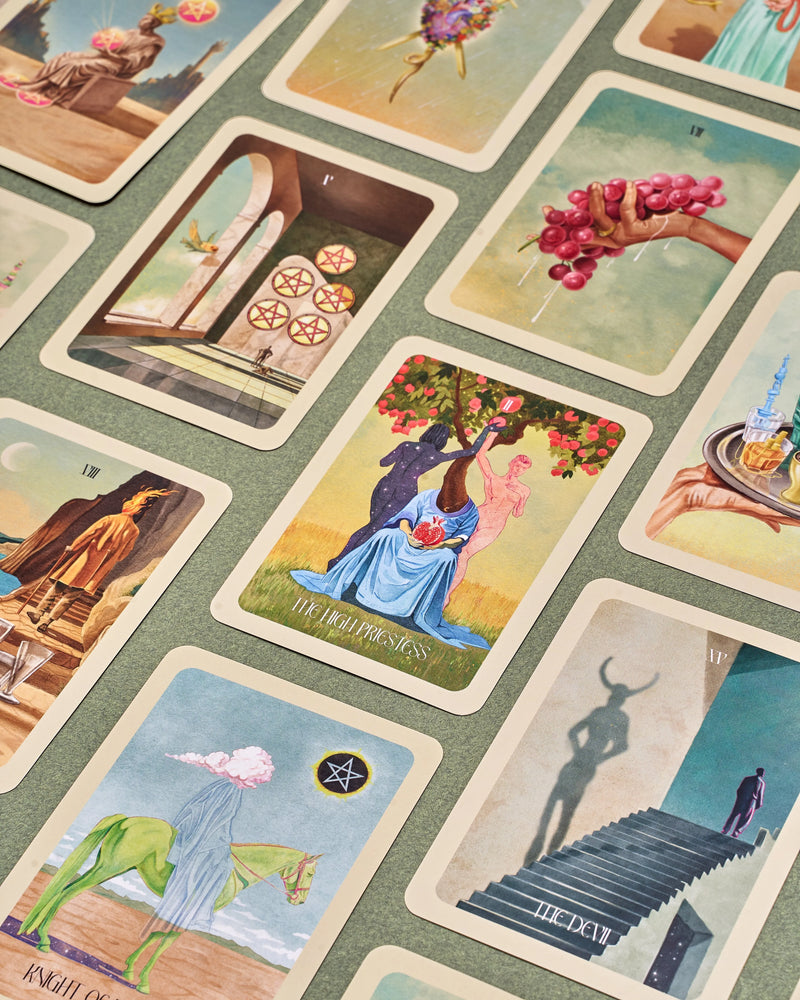 The Infinite Door: A Tarot Deck and Guide Book by Pamela Love – Objects in #product_material# (#product_color#). 