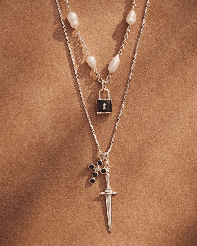 Thin Box Chain by Pamela Love – Necklaces in #product_material# (#product_color#). 