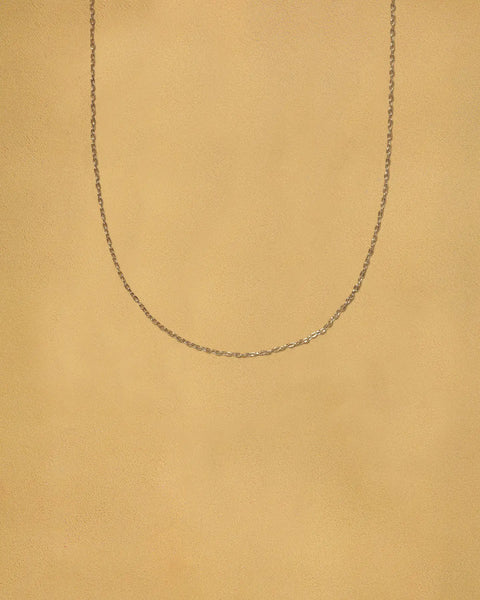 Thin Rolo Chain by Pamela Love – Necklaces in #product_material# (#product_color#). 