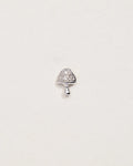 Tiny Pavé Mushroom Stud