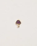Tiny Pavé Mushroom Stud