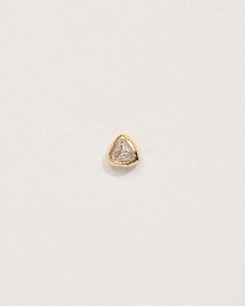 Triangle Stud by Pamela Love – Piercing in #product_material# (#product_color#).  triangle-stud