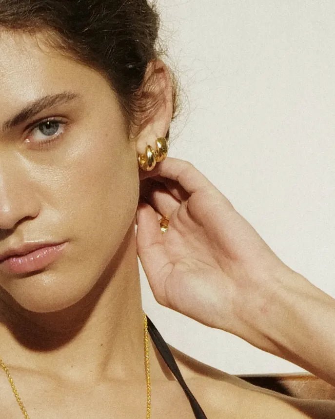 Tube hoop by Pamela Love – Earrings in #product_material# (#product_color#). 