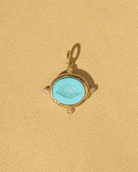 Turquoise Eye by Pamela Love – Charm in #product_material# (#product_color#). 