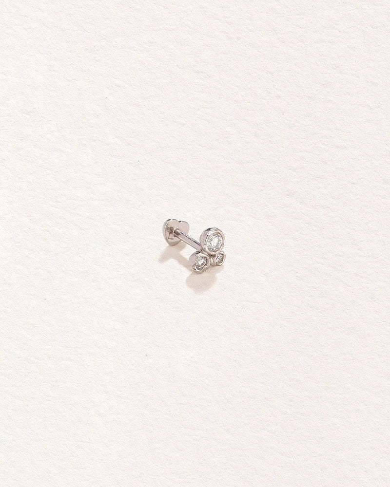 Molten Trio Stud by Pamela Love – Piercing in #product_material# (#product_color#). 