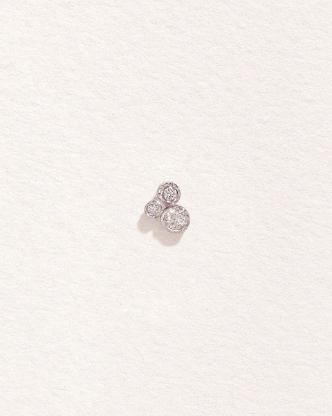 Molten Trio Stud by Pamela Love – Piercing in #product_material# (#product_color#). 