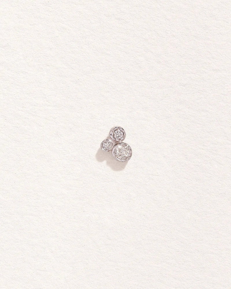 Molten Trio Stud by Pamela Love – Piercing in #product_material# (#product_color#). 