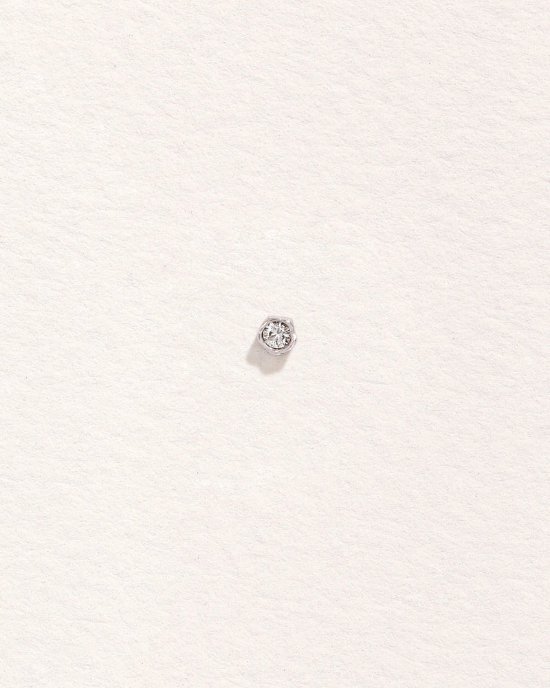 Petite Nugget Stud by Pamela Love – Piercing in #product_material# (#product_color#). 