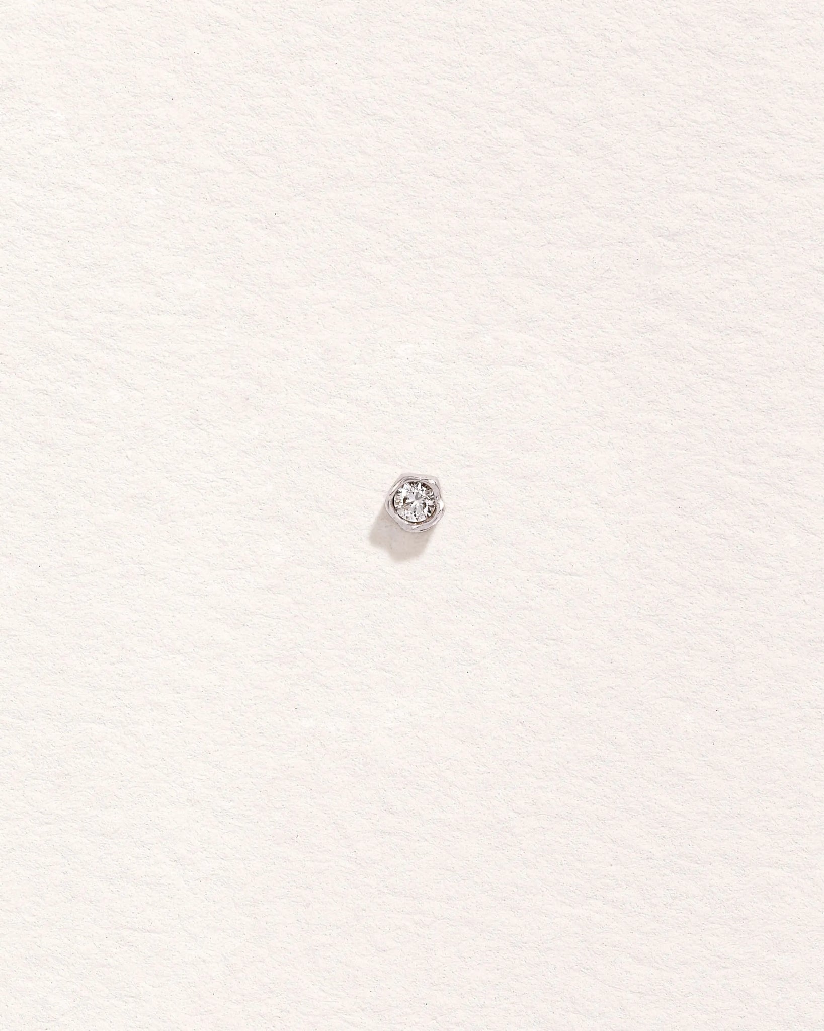Pamela Love Petite Nugget Stud -push Pin In Metallic