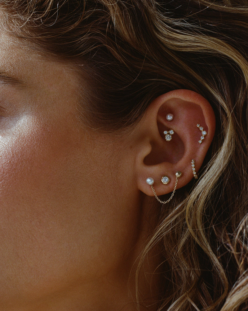 diamond ear piercings