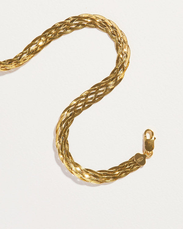 gold herringbone chain