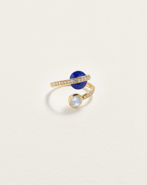 lapis comet bypass ring