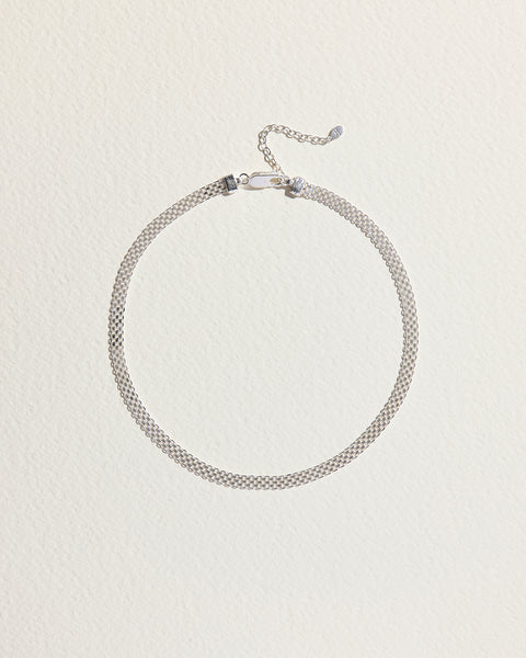 bismark silver chain necklace