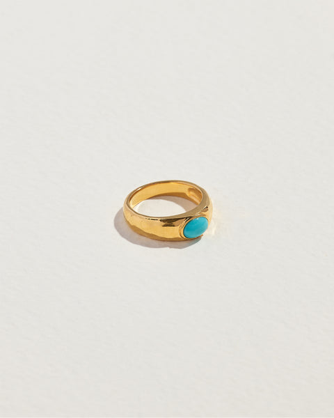 isadora ring with turquoise