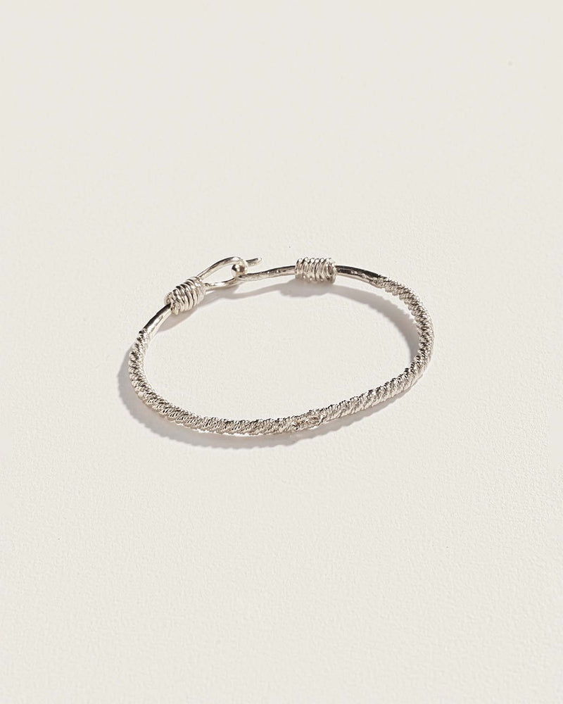 sterling silver bracelet with hook