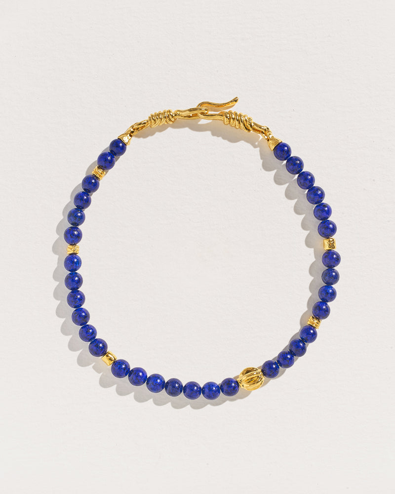 lapis bead necklace