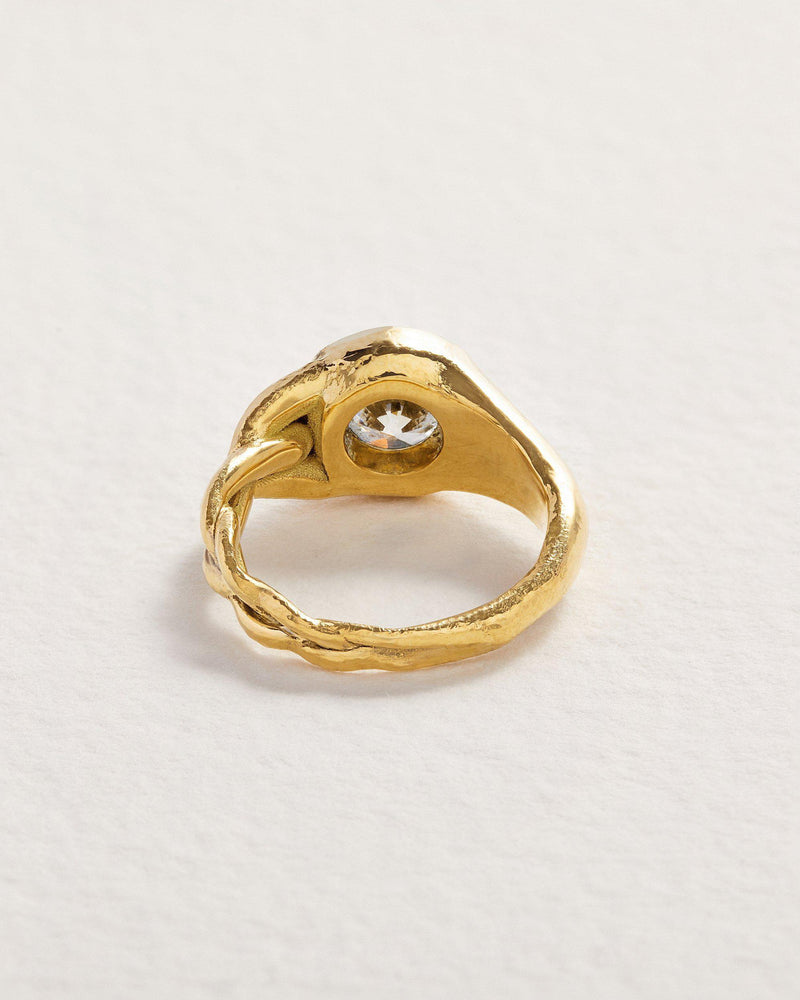 handmade gold wedding ring