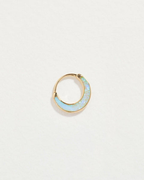 10mm opal inlay clicker piercing