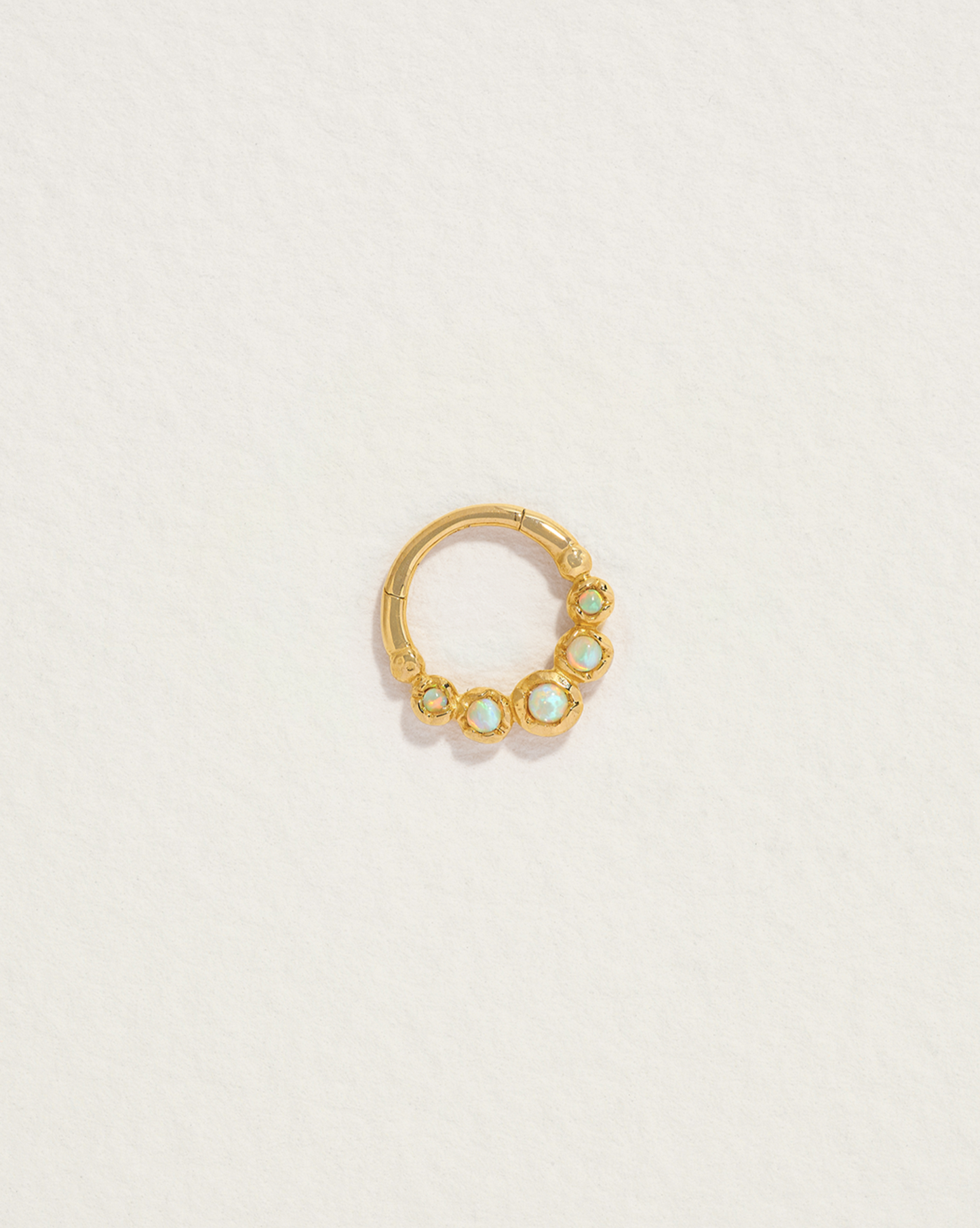 8mm opal clicker piercing
