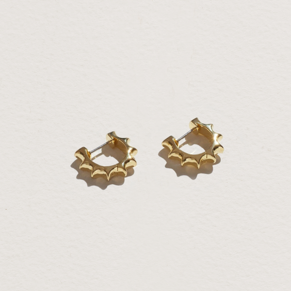 Sun Hoop Earrings Pamela Love
