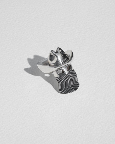orville peck ring large with sterling silver